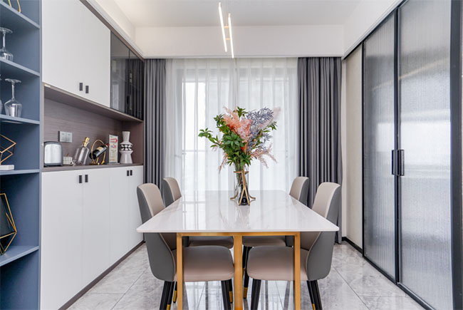 168㎡四居，打造靈活的起居動線，體驗寬敞清新的簡約生活